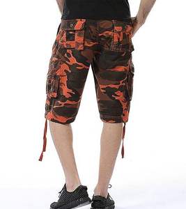 Pantalones Cortos Cargo Unisex Vintage, Cintura Elástica, Múltiples Bolsillos, Corte Holgado, Transpirables, Ecológicos, Cierre con Cordón, Moda de Verano - Product Image 6