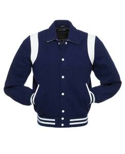Blousons Bomber d'Hiver Unisexe en Gros, Vestes Letterman en Satin Personnalisables avec Logo Brodé pour Hommes, Capuche en Peau de Mouton et Boutons - Product Image 1