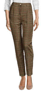 Pantalones de Vestir para Mujer con Curvas, de Alta Calidad, 2 Bolsillos Delanteros Funcionales, 2 Bolsillos Traseros, 100% Algodón, Transpirables y Ligeros - Product Image 6