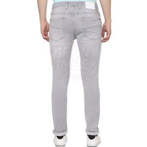 Jean décontracté pour homme, coupe droite, taille mi-haute, léger, respirant, écologique, haute qualité, meilleure vente, pour usage extérieur, faible MOQ - Product Image 2