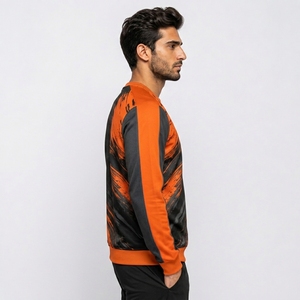 Sudadera Sublimada para Hombre, Estilo Informal, Cómoda, para Uso Diario, Sudadera Larga de Estilo Simple, Superventas - Product Image 2