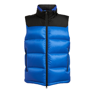 Veste d'hiver chaude pour homme, gilet matelassé oversize, col montant, manteau en duvet matelassé, coupe-vent, blouson bomber, gilets rembourrés en gros - Product Image 1