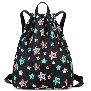 Wholesale Sublimation <b>Drawstring</b> Bags Custom Logo Polyester Gym <b>Backpack</b> Travel Sports Promotional String Bag - Product Image 3