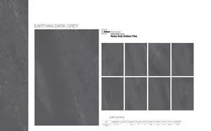 Baldosas de Porcelana Gruesa de 20 mm, Color Gris Oscuro, Resistentes, para Exteriores, para Pavimentación de Centros Comerciales R11, Mercado Europeo Elite - Product Image 4
