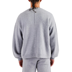 Suéter Cárdigan de Invierno para Hombre de Primera Calidad, Tejido con Botones, Casual, Manga Larga, Ligero, Suave, Lana Viscosa, Transpirable, Antiencogimiento - Product Image 2