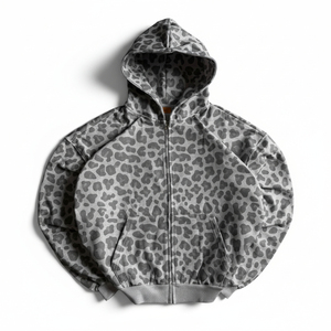 Heiß begehrter Zipper-Hoodie für Damen und Herren, bequem, atmungsaktiv, Premium-Qualität, DTP Oversize-Print, Zip-Up-Hoodie - Product Image 5