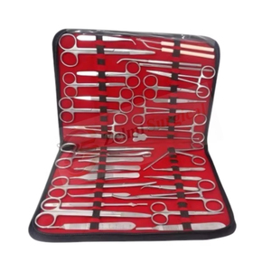 ชุดเครื่องมือผ่าตัด 157 ชิ้น ทำจากเหล็กกล้าไร้สนิม ชุดผ่าตัดทั่วไป ชุดผ่าตัดแบบใช้ซ้ำได้ - Product Image 1