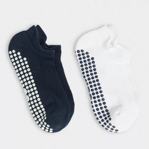 Pilates Yoga Gym Wholesale JZVINA Crew Mesh Quality Resistant Anti-Slip Seamless Breathable Ankle Cotton <b>Grip</b> <b>Socks</b> Men Women - Product Image 1