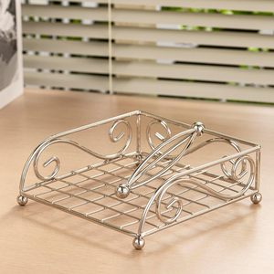 Porta Servilletas Moderno Vertical de Metal con Diseño de Diamantes, Dispensador Decorativo de Servilletas, Organizador de Mesa para Cócteles y Comedor - Product Image 3
