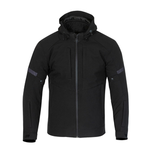 Sudadera con capucha para motociclistas, personalizada, para hombre, con exterior de poliéster elástico en 4 direcciones, acabado suave y forro polar, con diseño de cinta reflectante. - Product Image 2
