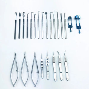 Ensemble de 22 pièces d'instruments de chirurgie ophtalmique de haute qualité, 100 % acier inoxydable de qualité supérieure, à alimentation manuelle, en promotion - Product Image 5