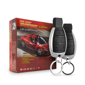 Roadpower (RP-RE-SCORP-735) สัญญาณเตือนภัยรถแมงป่องมิลาโน่พร้อมรีโมทที่ทำจากยางและระบบแสดงสถานะไฟกระพริบป้องกันการหักหลัง - Product Image 1