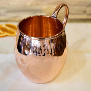 Taza Moderna de Cobre para Moscow Mule con Asa - Vajilla Ecológica para Oficina - Product Image 6