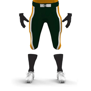 New Latest Arrival Men's American Football Uniform Quick Dry High-Quality Sports Team Jersey with Pants Sets for Adults OEM - Product Image 2