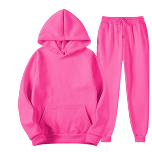Ensemble sweat à capuche et pantalon de survêtement en molleton de coton pour homme – Tenue décontractée streetwear assortie – Vêtements de mode en gros - Product Image 3