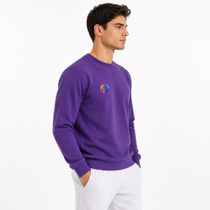 เสื้อพูลโอเวอร์ผู้ชาย เนื้อผ้านุ่มสบาย ทรงคลาสสิก เหมาะสำหรับใส่ในชีวิตประจำวัน ออกกำลังกาย เดินทาง และสวมใส่สบายๆ - Product Image 2
