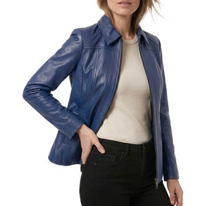 <b>High</b> Quality Wholesale Rate Women Sheep Skin <b>Leather</b> Jacket Custom Design Full Sleeve Waterproof Streetwear Men <b>Leather</b> Jackets - Product Image 5