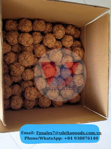 Pelota de fibra de coco para masticar para perros, pelota de cáscara de coco para masticar para perros, fabricante de juguetes ecológicos para mascotas de Vietnam ANGLE - Product Image 2