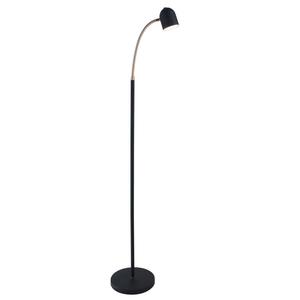 Lampe de lecture sur pied réglable avec col flexible et base stable pour chambre et bureau - Product Image 6