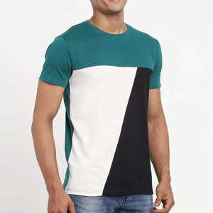 T-shirt pour homme de couleur unie, dernière mode, pour adultes, design OEM personnalisé, séchage rapide, t-shirt uni pour homme - Product Image 4