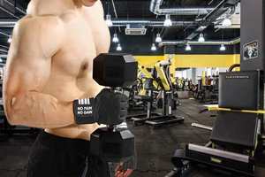 CLOVIX SPORTS Professional Gym Gloves with Wrist Support <b>Straps</b> Shock Absorbing Padded Fitness Gloves for Heavy Weightlifting - Product Image 2