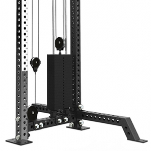 Torre de cable de pila de peso de entrenador funcional único de acero inoxidable de grado comercial <span class=keywords><strong>con</strong></span> accesorios de fila baja y cable - Product Image 3