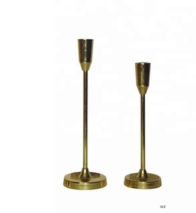High Quality Gold Classic Luxury Eco-Friendly Handmade Customizable Candle Holder Set 3 Taper Candlestick Holders <b>Birthday</b> <b>Table</b> - Product Image 4