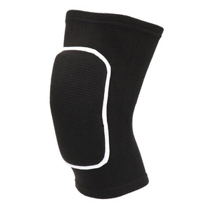 Genouillères épaisses en éponge blanche élastique personnalisées, anti-collision, pour le soutien des genoux lors de sports comme le volley-ball, le basketball et la danse, pour une sécurité accrue. - Product Image 6