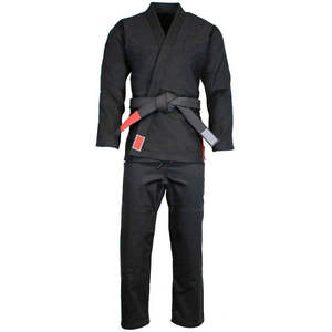 Kimono de Jiu-Jitsu Brésilien et MMA unisexe léger, respirant, séchage rapide, 450 g/m², 100 % coton, bleu, blanc et noir - Product Image 1