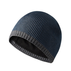 Bonnet d'hiver personnalisé pour homme avec doublure polaire, bonnet de pêcheur tricoté épais et chaud avec cache-oreilles, casquette thermique coupe-vent pour l'extérieur et la neige - Product Image 4