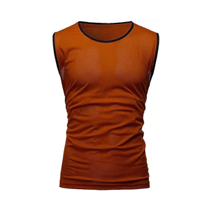 Custom Reversible Soccer <b>Training</b> <b>Bibs</b> Breathable 100% Cotton Oxford Fabric Anti-Pilling Vests High Quality Oversized Wholesale - Product Image 3