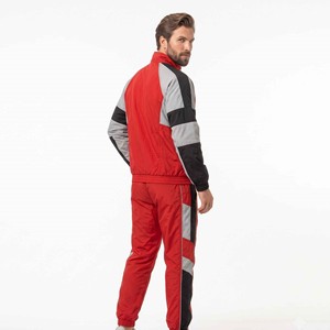 OEM Men <b>Sets</b> Two Piece Custom Windbreaker Tracksuit and Jacket Tracksuit Reflective Zip up Nylon Two Piece Windbreaker Tracksuit - Product Image 4
