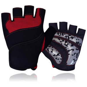 Gants de vélo demi-doigts antidérapants, absorbant les chocs, légers, ajustement parfait, unisexes, pour le cyclisme et la course, avec logo personnalisé - Product Image 1