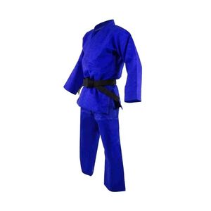 Kimono de Jiu-Jitsu bleu royal, uniforme professionnel de compétition en coton lourd, équipement d'arts martiaux approuvé par la WKF - Product Image 3