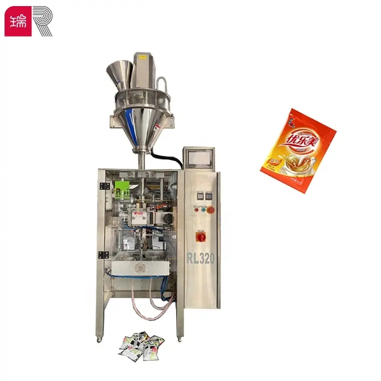 RL320 Automatic Vertical Packaging Machine for Food Automatic Wrapping of Dried Fruits Coffee Powder Liquids Pouches Bags Films