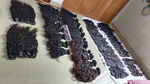 Premium 100% Natural Virgin Indian Hair Extensions Kinky Straight <b>Body</b> <b>Wave</b> Styles for Women Braiding Temple Sourced - Product Image 6