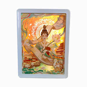 Luces de ambiente 3D al por mayor, cajas de joyería con luz tallada, fabricantes de regalos festivos, decoración del hogar con luz y sombra de papel - Product Image 5