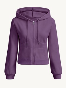 Latest Design Hot Selling Women Pullover Hoodies Sweatshirt Female Winter Women Hoodies Plus Size Solid Color Fleece Long Sleeve - Product Image 4