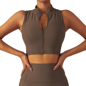Sujetador Deportivo para Mujer al por Mayor de Alta Calidad, Nuevo Estilo, Sin Costuras, Spandex/Poliéster, Soporte Medio, Secado Rápido, Antibacteriano - Product Image 2