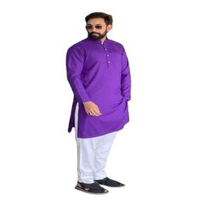 2025 Vêtements décontractés en laine Shalwar Kameez pour hommes avec fonction de taille plus - Product Image 1