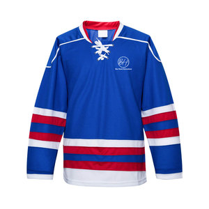 100% Polyester Material Custom Logo And Design Ice Hockey Jersey Factory Made Cheap Price Ice Hockey Jersey - Product Image 1