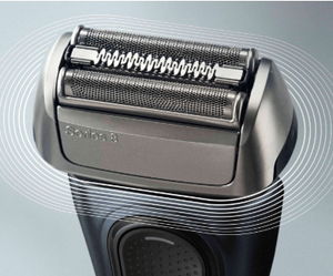 Tondeuse à barbe électrique à double lame de qualité supérieure, batterie 1200 mAh, rechargeable par USB, pour hommes, garantie 2 ans, 5 W, 60 minutes d'autonomie, en plastique - Product Image 4