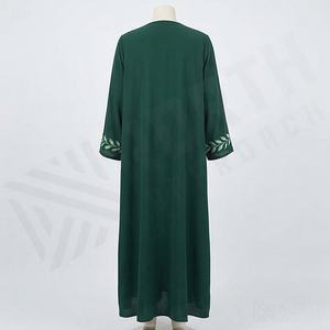 Abaya Niqab de Haute Qualité pour Femmes Musulmanes, Robe Respirante en Tissu Nida à Une Seule Couche, Vêtement Islamique Modeste pour la Prière, Couleur Personnalisée - Product Image 2