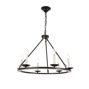 Lampe suspendue pour la décoration de la maison, lustre moderne en métal noir fini, lumières de mariage, restaurant, luminaire suspendu en métal fait à la main - Product Image 1