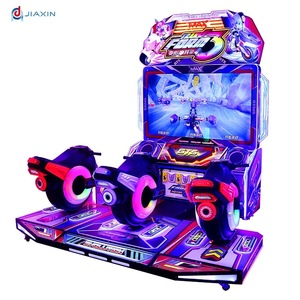 Máquina recreativa de carreras de motos Transform Moto 3 Players, operada con monedas, con 3 asientos conectados, simulador de conducción de motos. - Product Image 1