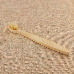 Brosse à dents en bambou naturel, écologique, manuelle, avec manche en bois, pour soins bucco-dentaires, vente en gros, fournitures dentaires durables, pack d'achat en gros - Product Image 4