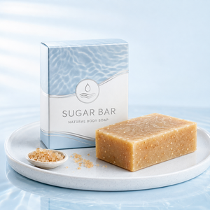 Sugar Bath <b>Soap</b> Premium Natural Body Care Bar Gentle Cleansing Creamy Lather Smooth Texture Comfortable Bathing Experience - Product Image 2