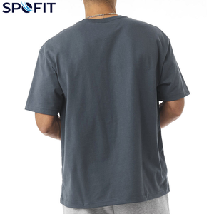 T-shirt 100 % coton 300 GSM pour garçons avec logo, manches courtes, impression 3D en relief personnalisée pour hommes, t-shirts pour hommes avec impression en relief - Product Image 4