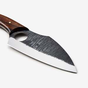 Ensemble de hachettes de cuisine professionnelles forgées à la main, lame en acier au carbone, hachoir de boucher, couteau à désosser, manche en bois, écologique, durable - Product Image 4