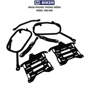 Maletas y Alforjas para Motocicleta M-Biker Rebel 300 500, Marco para Caja Lateral con Portaequipajes Trasero Opcional, Fabricación CNC - Product Image 1